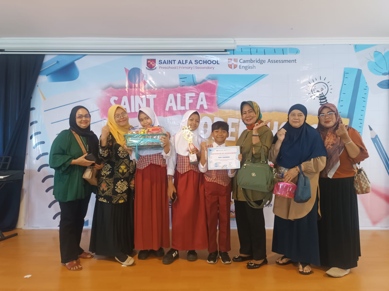 Juara 3 cerdas cermat di saint alfa Rangkasbitung