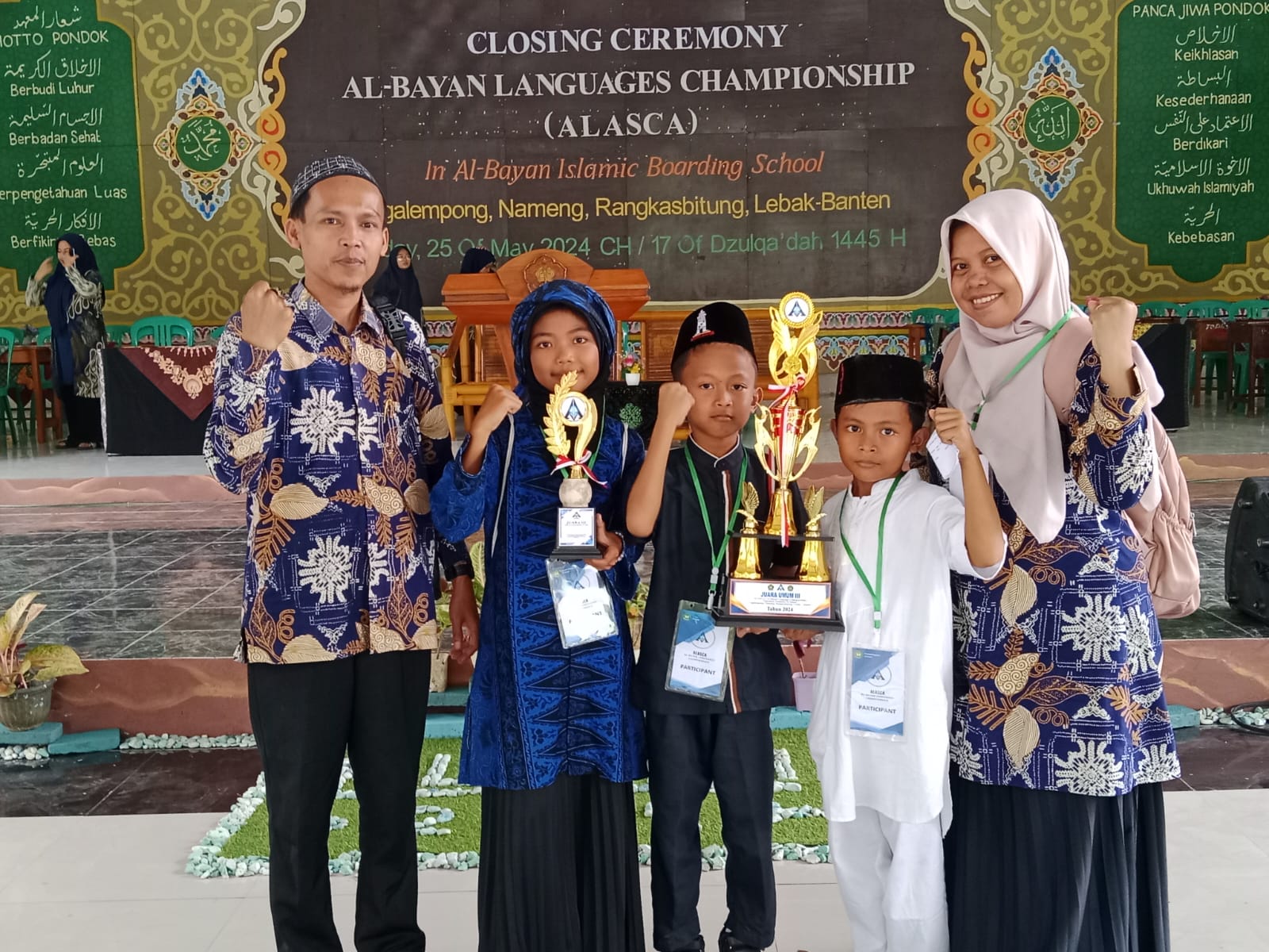 SDN 1 Nameng Raih Juara Umum II Al-Bayan Languages Championship (ALASCA) 2024